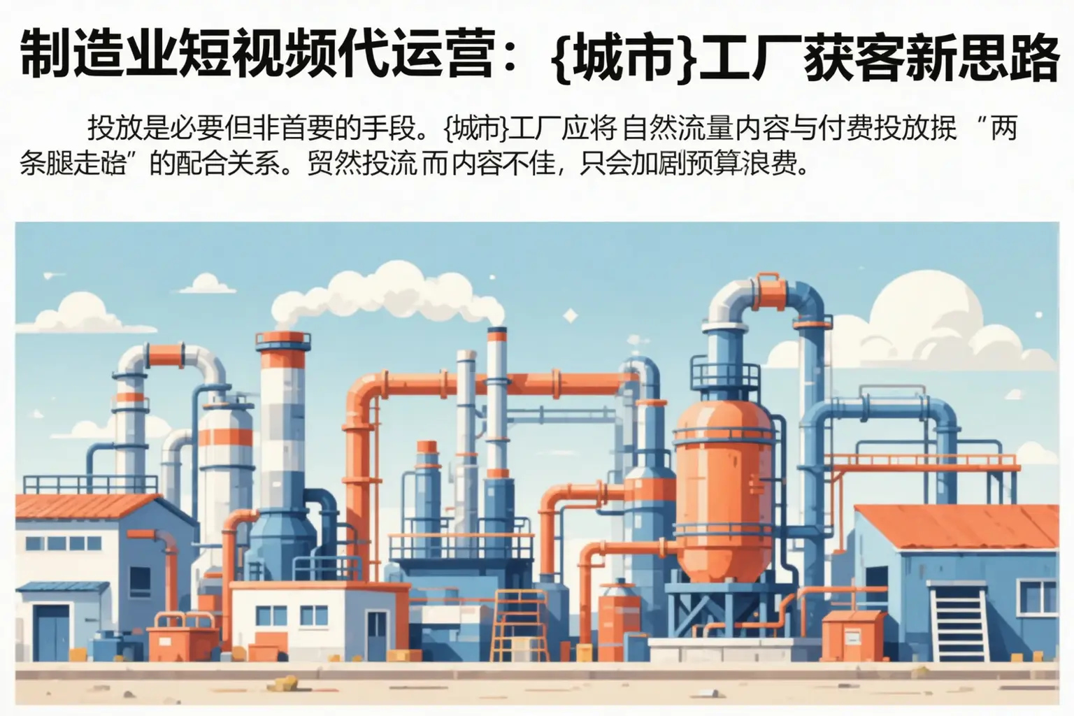 制造业短视频代运营：隆德工厂获客新思路