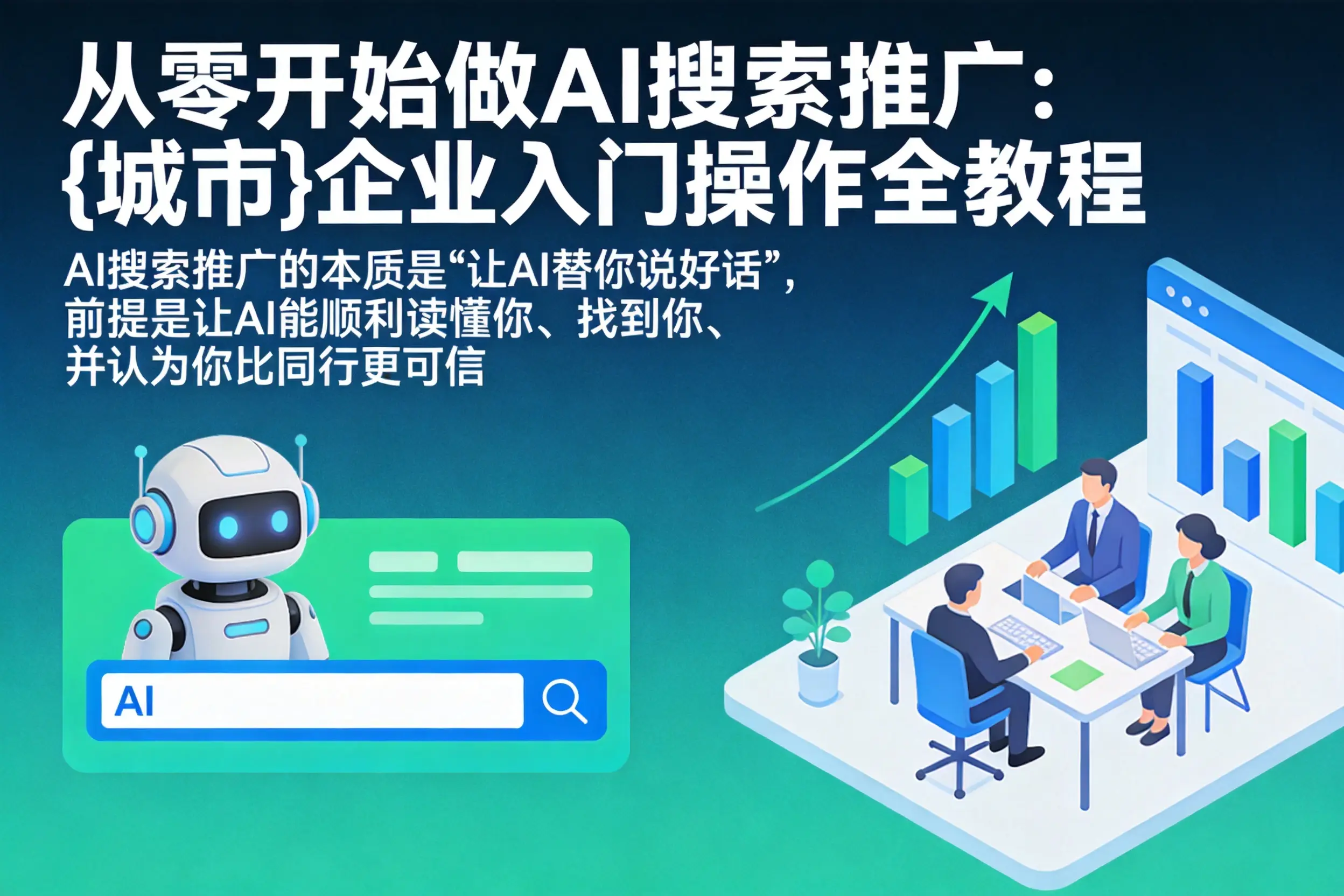 从零开始做AI搜索推广:隆德企业入门操作全教程